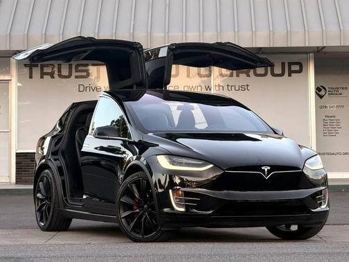Black 2016 Tesla Model X 90D