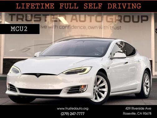 White 2018 Tesla Model S 75D