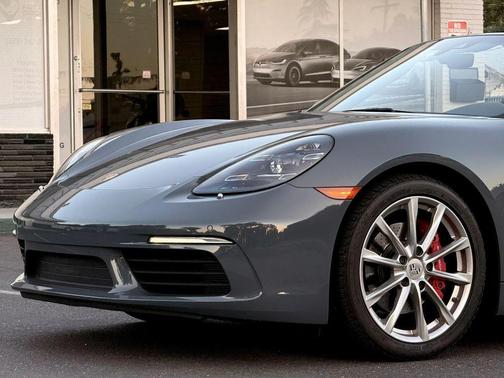 Blue 2017 Porsche 718 Boxster S