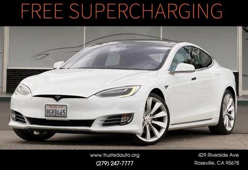 White 2016 Tesla Model S 75