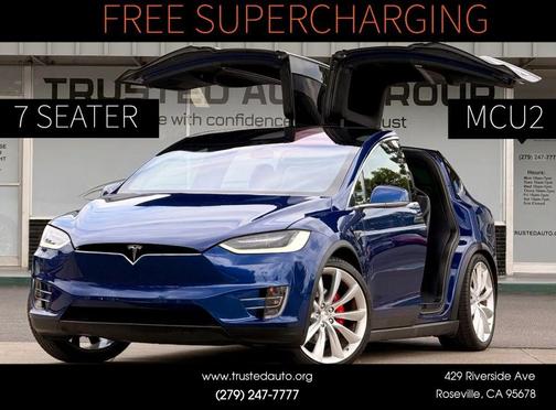 Deep Blue Metallic 2016 Tesla Model X P90D