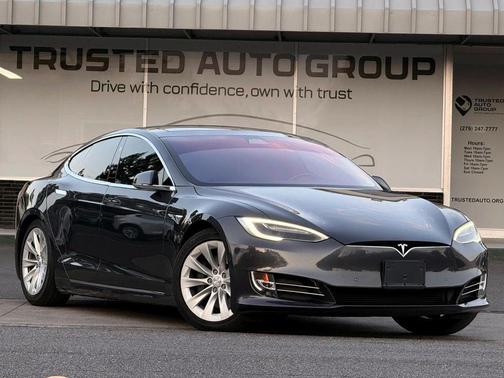 Grey 2017 Tesla Model S 100D
