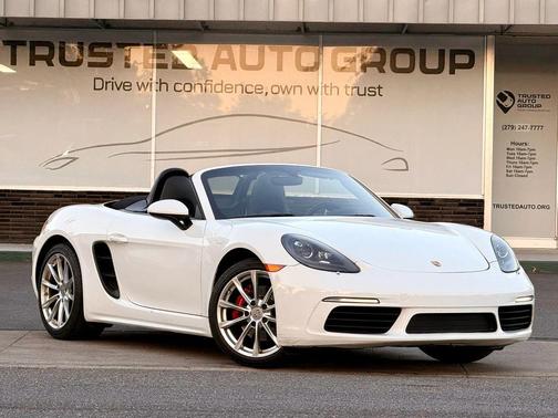 White 2017 Porsche 718 Boxster Roadster 2D