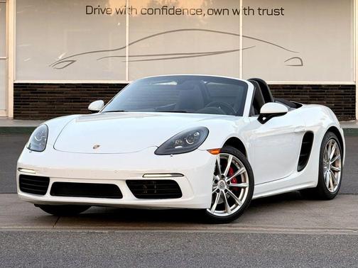 White 2017 Porsche 718 Boxster Roadster 2D