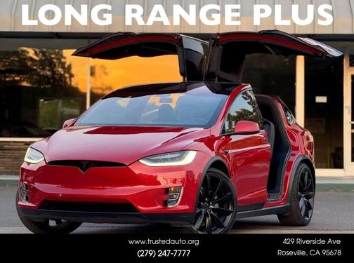 Red Multi-Coat 2020 Tesla Model X Long Range Plus Dual Motor All-Wheel Drive