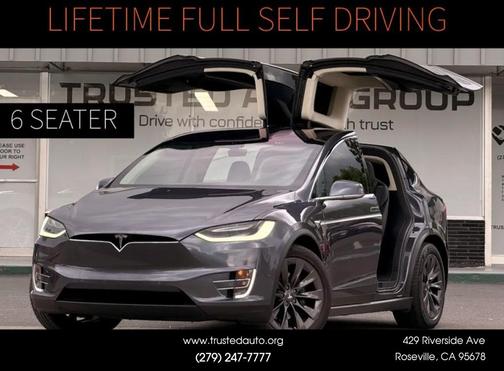 Grey 2018 Tesla Model X 100D