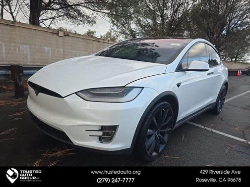Pearl White Multi-Coat 2019 Tesla Model X Long Range