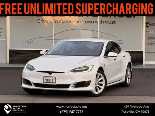 White 2016 Tesla Model S 75