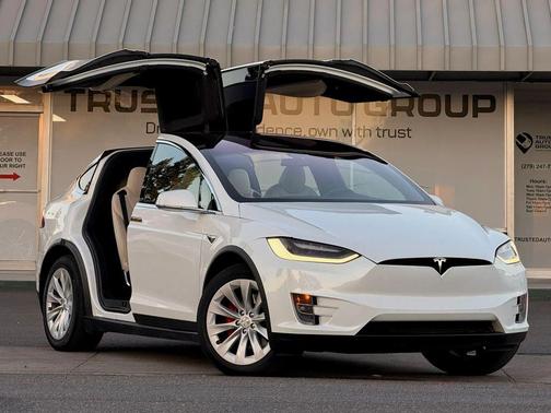 Pearl White Multi-Coat 2020 Tesla Model X Performance Dual Motor All-Wheel Drive