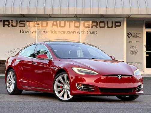 Red Multi-Coat 2016 Tesla Model S P90D