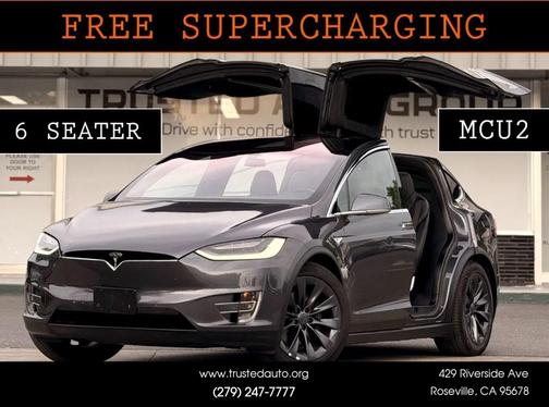 Grey 2016 Tesla Model X 90D
