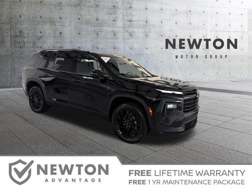 Black Metallic 2026 Chevrolet Traverse LT