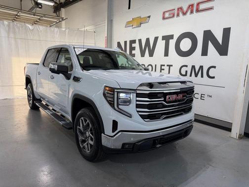 Glacier White 2026 GMC Sierra 1500 SLT