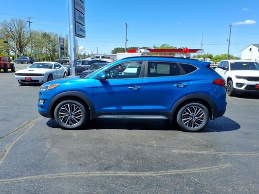 Aqua Blue 2020 Hyundai TUCSON Ultimate