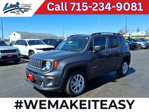 Graphite Gray 2022 Jeep Renegade Latitude