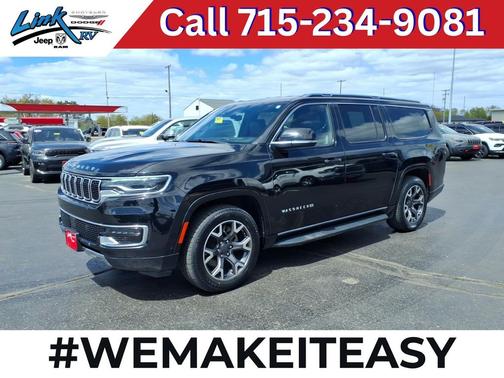 Diamond Black Crystal Pearlcoat 2024 Jeep Wagoneer L Series III 4x4