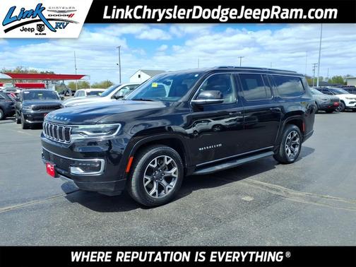 Diamond Black Crystal Pearlcoat 2024 Jeep Wagoneer L Series III 4x4
