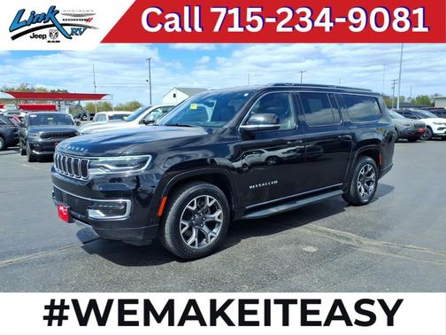 Diamond Black Crystal Pearlcoat 2024 Jeep Wagoneer L Series III 4x4