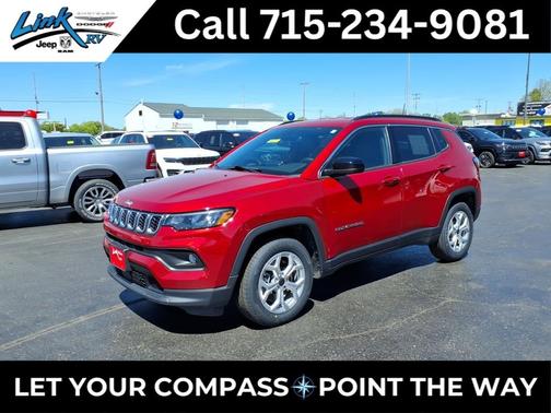 Red Hot Pearlcoat 2025 Jeep Compass Latitude