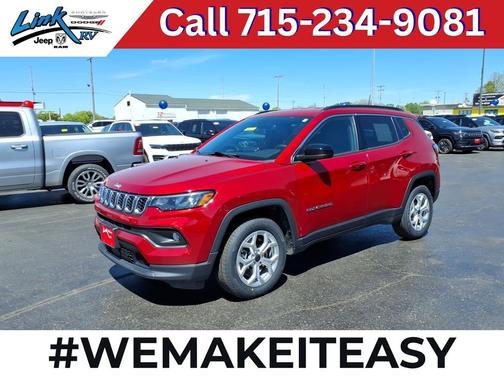 Red Hot Pearlcoat 2025 Jeep Compass Latitude