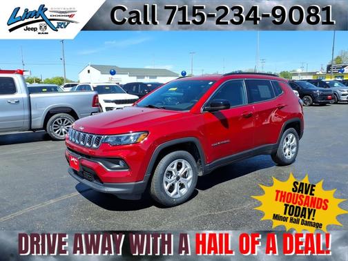 Red Hot Pearlcoat 2025 Jeep Compass Latitude