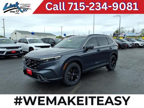 Meteorite Gray Metallic 2025 Honda CR-V Hybrid Sport AWD