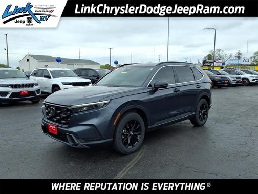 Meteorite Gray Metallic 2025 Honda CR-V Hybrid Sport AWD