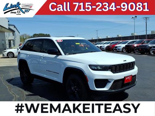 Bright White Clearcoat 2023 Jeep Grand Cherokee Altitude