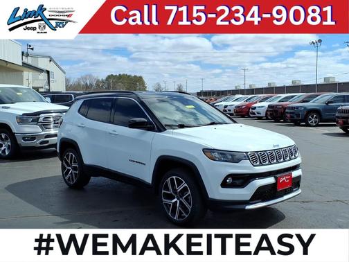 Bright White Clearcoat 2025 Jeep Compass Limited