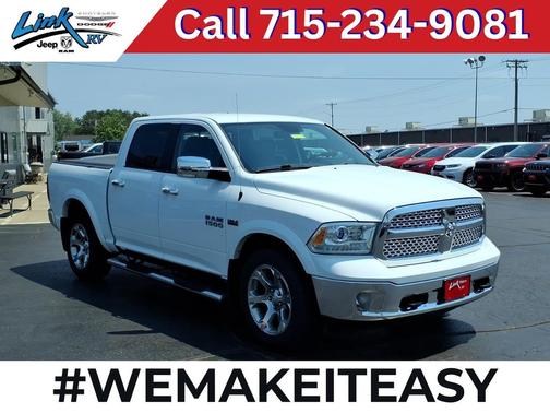 Bright White Clearcoat 2016 RAM 1500 Laramie
