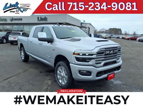 Silver Zynith 2026 RAM 3500 Laramie Mega Cab 4x4 6'4' Box