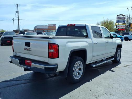 White Diamond Tricoat 2015 GMC Sierra 1500 SLT
