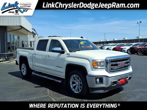 White Diamond Tricoat 2015 GMC Sierra 1500 SLT