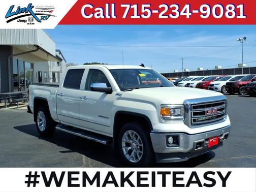 White Diamond Tricoat 2015 GMC Sierra 1500 SLT