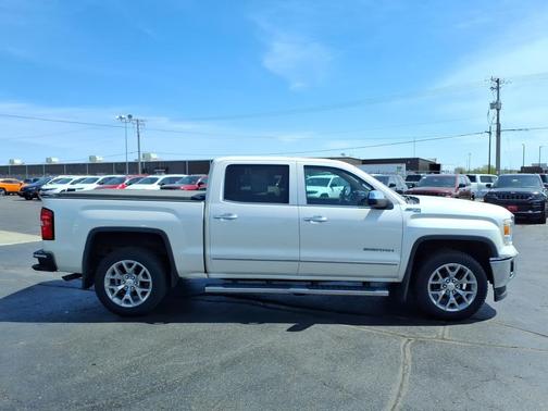 White Diamond Tricoat 2015 GMC Sierra 1500 SLT