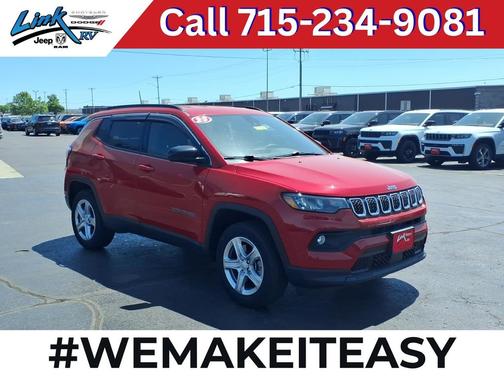 Redline Pearlcoat 2023 Jeep Compass Latitude