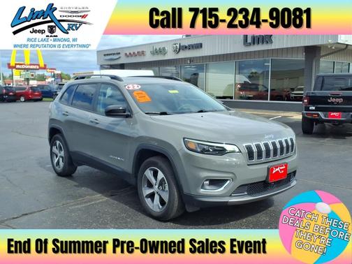 Sting-Gray Clearcoat 2022 Jeep Cherokee Limited