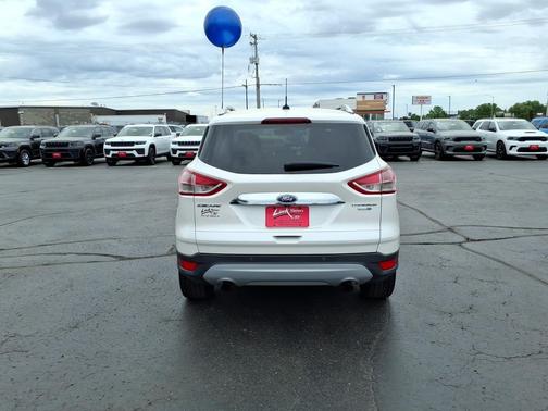 White Platinum 2014 Ford Escape Titanium