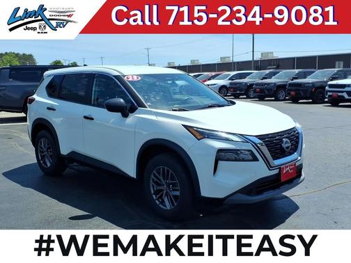 Glacier White 2023 Nissan Rogue S