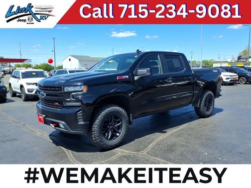 Black 2021 Chevrolet Silverado 1500 LT Trail Boss