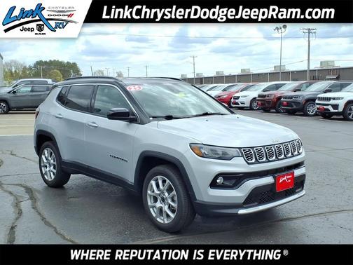 Silver Zynith Metallic Clearcoat 2025 Jeep Compass Limited