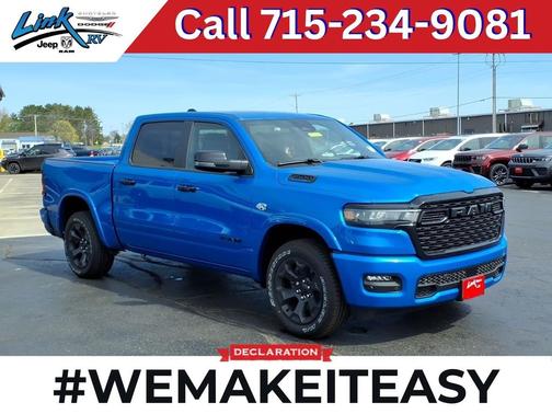 Hydro Blue Pearlcoat 2026 RAM 1500 Big Horn/Lone Star
