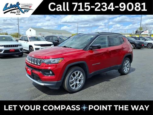 Red Hot Pearlcoat 2025 Jeep Compass Limited