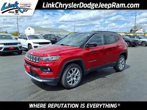 Red Hot Pearlcoat 2025 Jeep Compass Limited