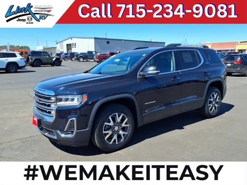 Midnight Blue Metallic 2021 GMC Acadia AWD SLE