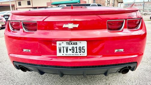 RED 2012 Chevrolet Camaro 2SS