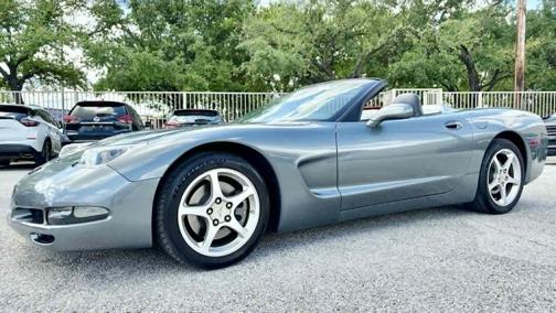 Medium Spiral Gray Metallic 2004 Chevrolet Corvette Base