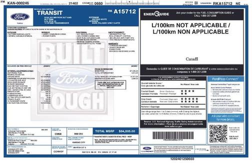 OXFORD WHITE 2024 Ford Transit-350 XLT