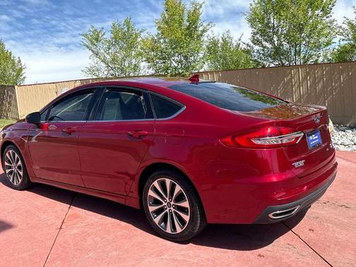 RUBY RED TINTED CLEARCOAT 2019 Ford Fusion SE