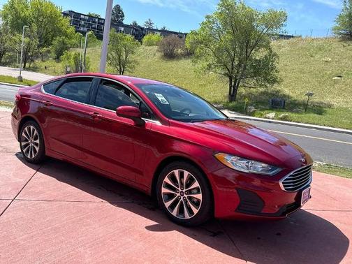 RUBY RED TINTED CLEARCOAT 2019 Ford Fusion SE